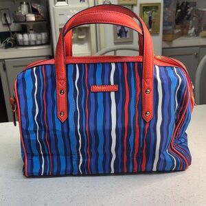 Vera Bradley Preppy Poly Marlo Satchel